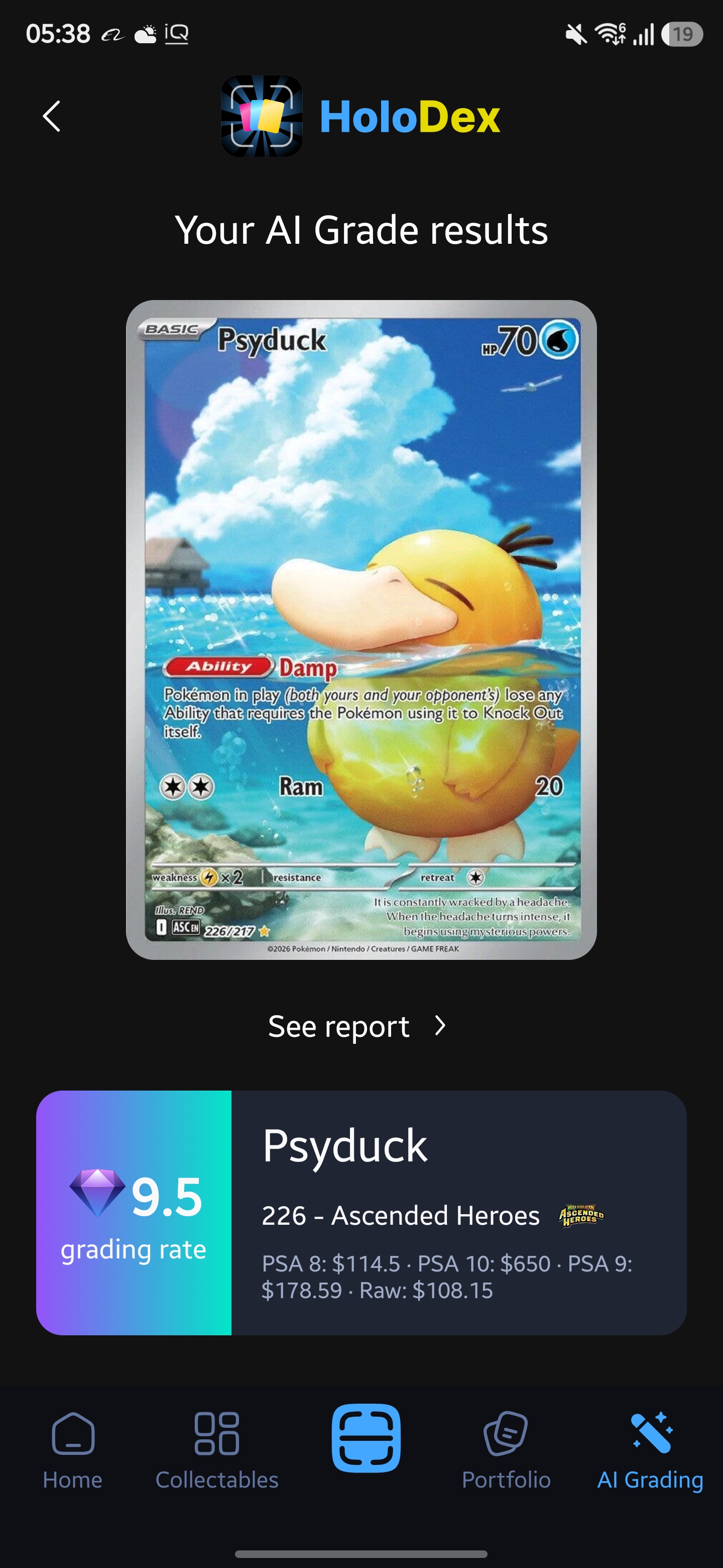 Psyduck- Mega Dream Ex #199