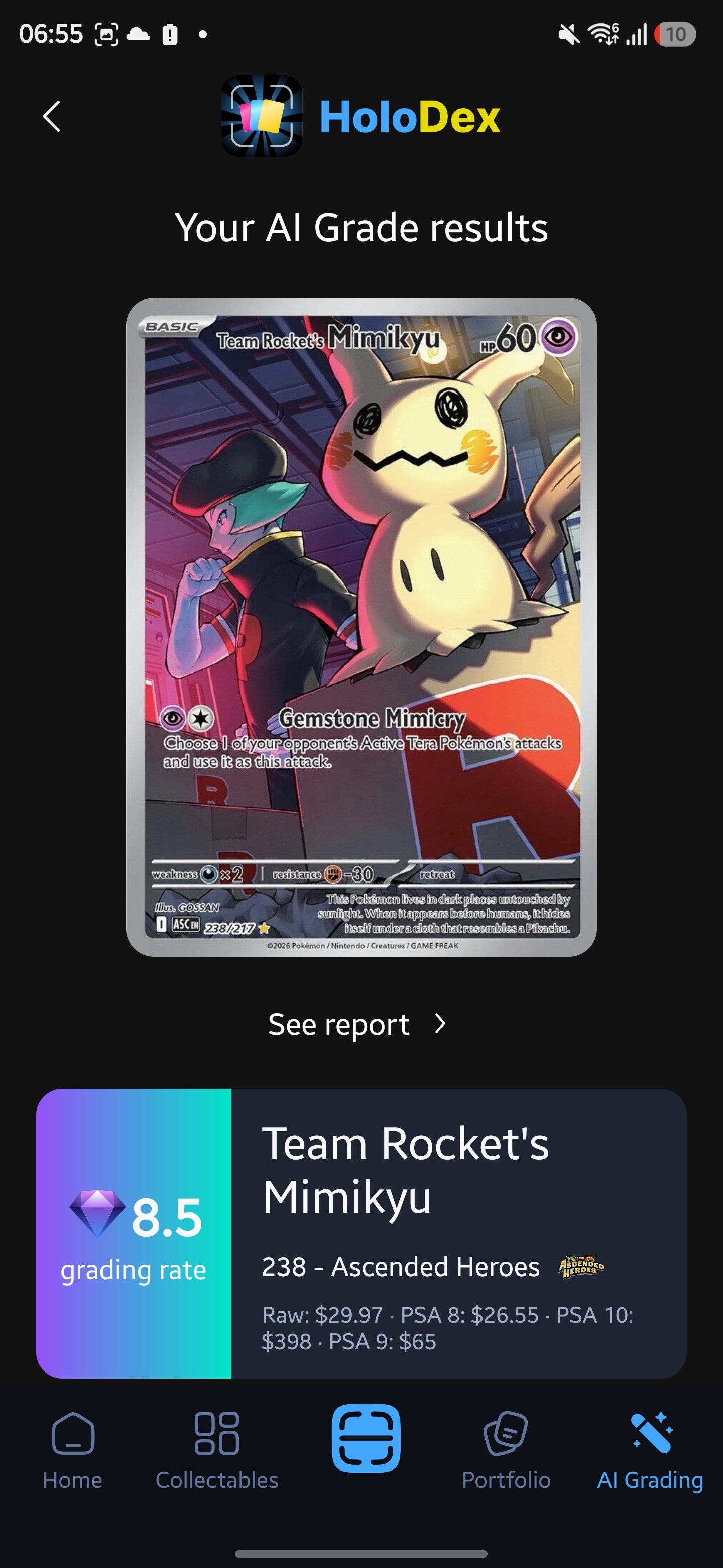 Team Rocket's Mimikyu